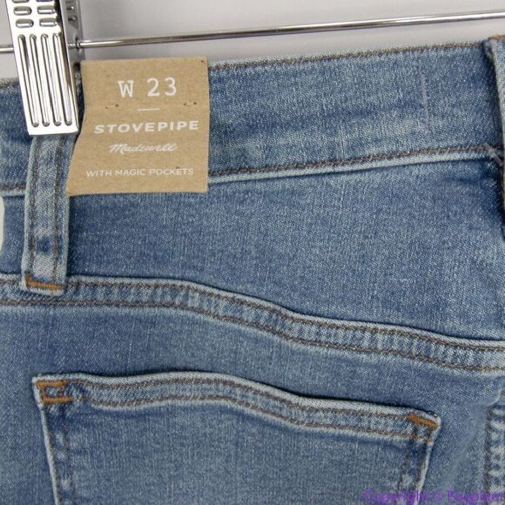 NEW Madewell Stovepipe Jeans in Euclid Wash, 23, ND526 - Picture 12 of 16